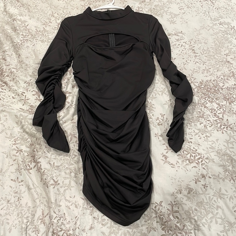 Black cocktail dress